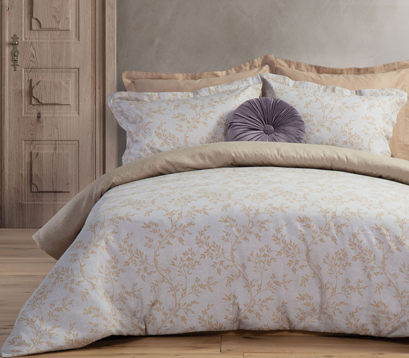 NEF-NEF ΣΕΤ ΣΕΝΤΟΝΙΑ ΒΑΜΒΑΚΟΣΑΤΕΝ ΥΠΕΡΔΙΠΛΑ CHARM PREMIUM SATEEN 100% ΒΑΜΒΑΚΙ 2Χ(240Χ270)-2Χ(52Χ72)cm