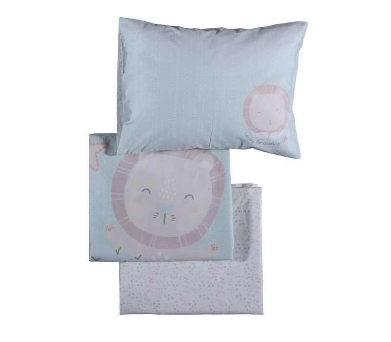 NEF-NEF ΒΡΕΦΙΚΑ ΣΕΤ ΣΕΝΤΟΝΙΑ ΚΟΥΝΙΑΣ CUDDLING LION, 100%ΒΑΜΒΑΚΙ - Image 2