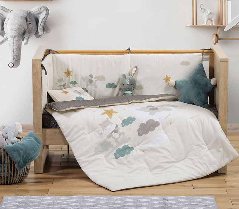 NEF-NEF ΒΡΕΦΙΚΗ ΠΑΝΤΑ ΚΟΥΝΙΑΣ SKY SERENITY, ΥΦΑΣΜΑ:100%BAMBAKI ΕΣΩΤ:100%ΠΟΛΥΕΣΤΕΡΑΣ - Image 2