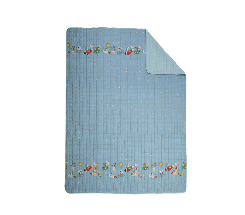 NEF-NEF ΚΟΥΒΕΡΛΙ ΜΟΝΟ SPACE PARADISE 180X220, ΥΦΑΣΜΑ:100%ΜIΚΡΟΙΝ-ΕΣΩΤ:100%ΠΟΛ - Image 2