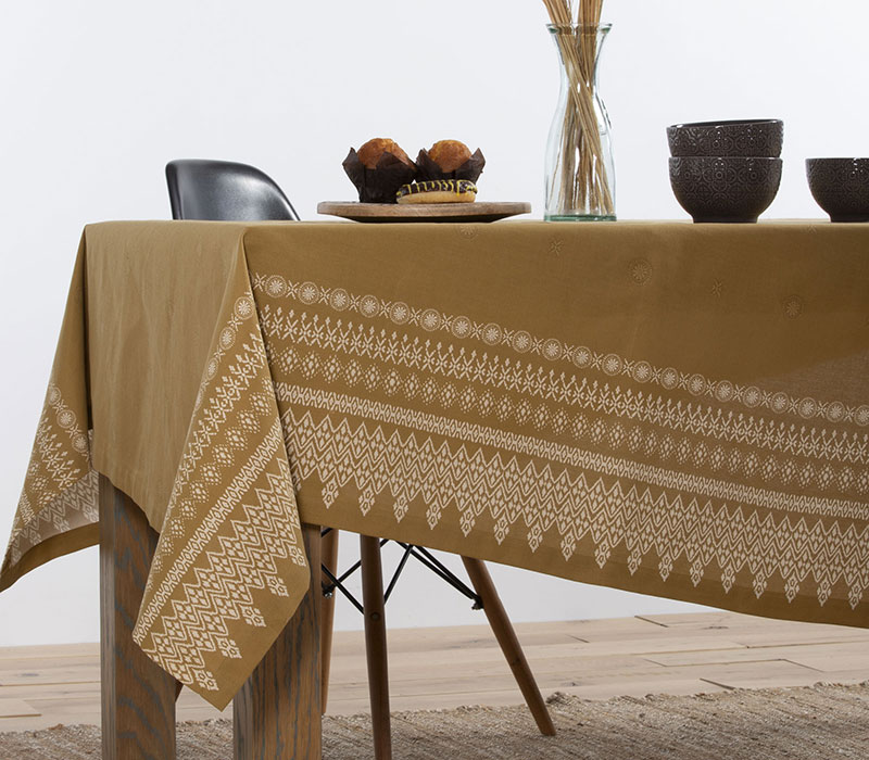 NEF-NEF ΤΡΑΠΕΖΟΜΑΝΤΗΛΟ KLERAN 140X140, 50% BAMB -50% ΠΟΛ - Image 2