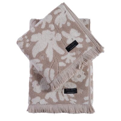 NEF-NEF ΠΕΤΣΕΤΑ ΜΠΑΝΙΟΥ ELEMENTS-FLOZERIA 70X140, 100% BAMBAKI