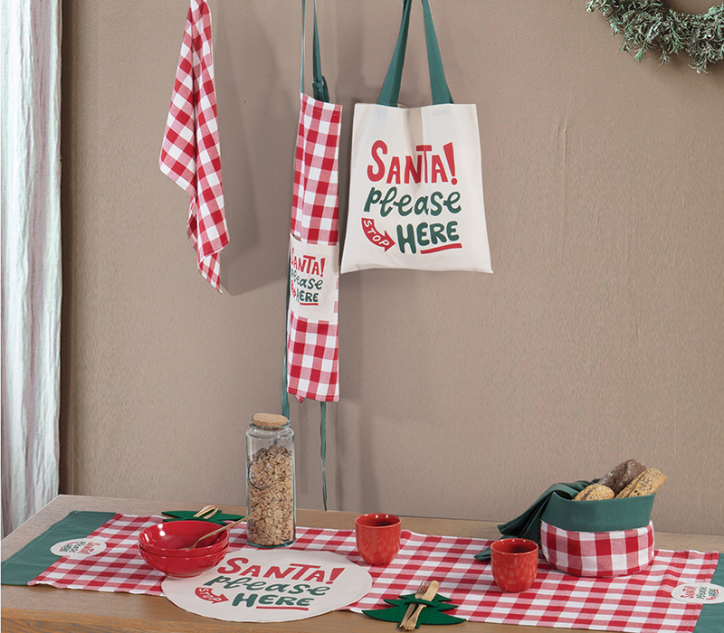 NEF-NEF ΧΡΙΣΤΟΥΓΕΝΝΙΑΤΙΚΗ ΤΡΑΒΕΡΣΑ SANTA PLEASE 45Χ150 - Image 2