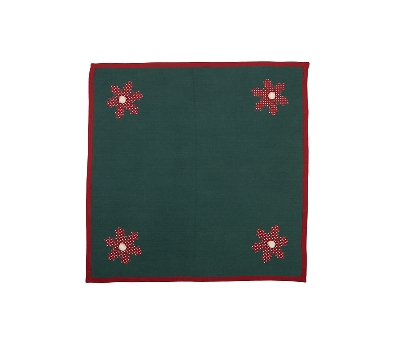 NEF-NEF ΧΡΙΣΤΟΥΓΕΝΝΙΑΤΙΚΟ ΤΡΑΠΕΖΟΜΑΝΤΗΛΟ HAPPY SNOWFLAKE 100X100 - Image 2