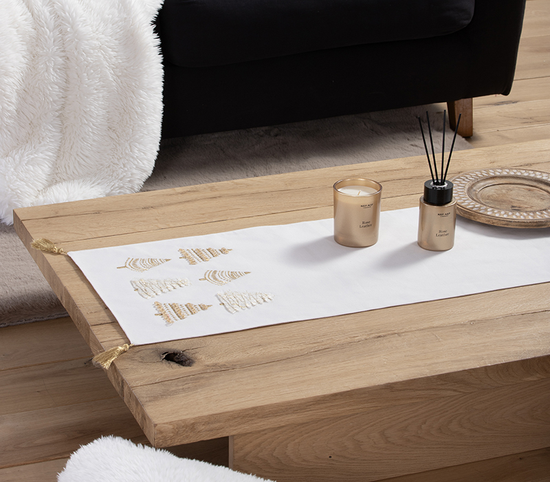 NEF-NEF ΧΡΙΣΤΟΥΓΕΝΝΙΑΤΙΚΗ ΤΡΑΒΕΡΣΑ GOLD TREES 33X150