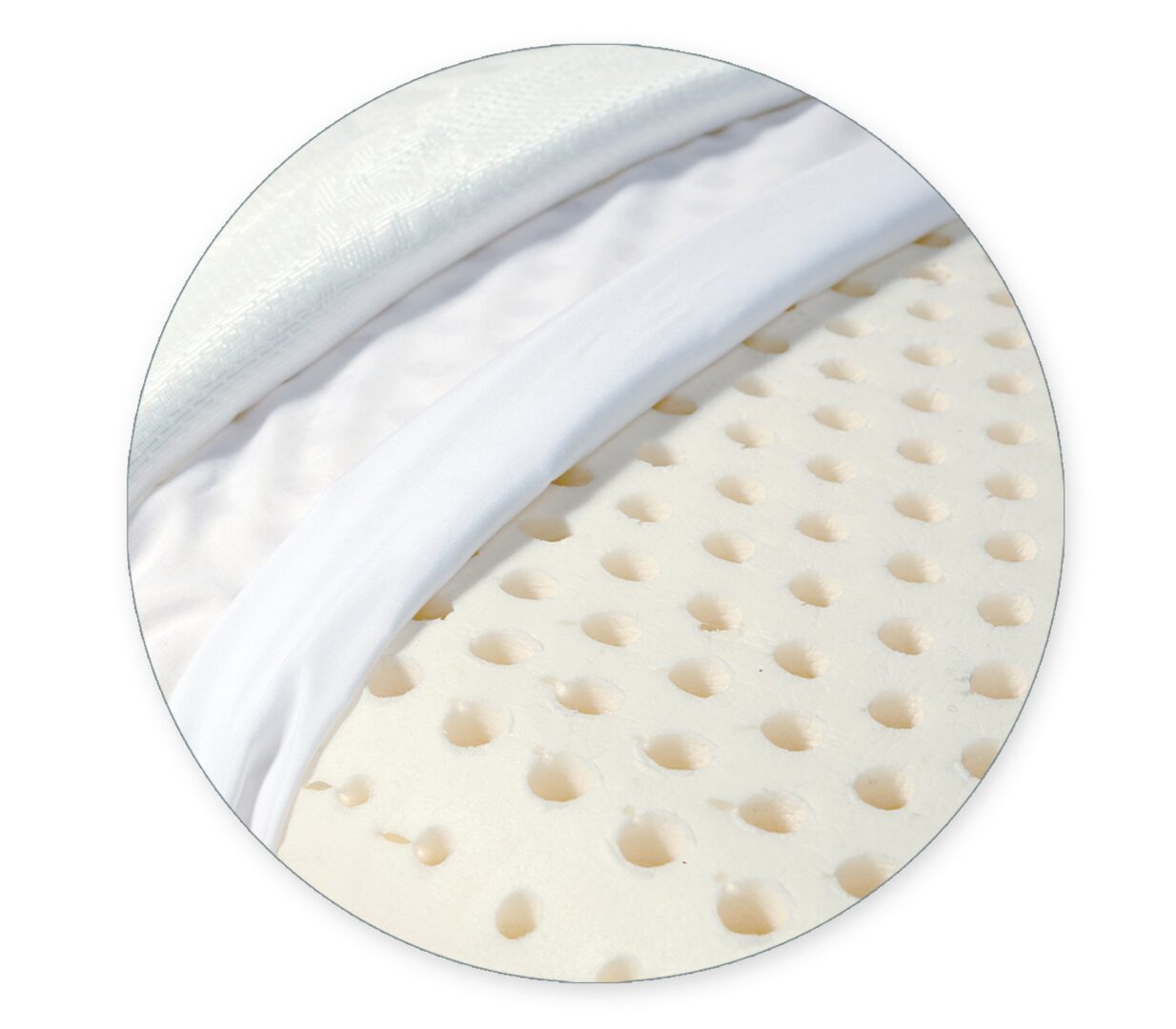 NEF-NEF ΜΑΞΙΛΑΡΙ ΥΠΝΟΥ LATEX 24 65X45X15, 70% LATEX-30%ΣΥΝΘ - Image 2