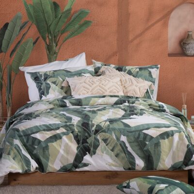 NEF-NEF ΣΕΤ ΣΕΝΤΟΝΙΑ ΜΟΝΑ TROPICANA 170X270, 100% ΒΑΜΒΑΚΙ