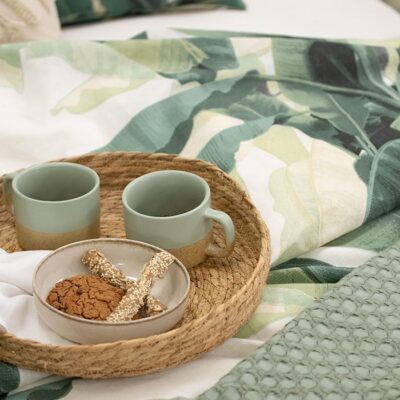 NEF-NEF ΣΕΤ ΣΕΝΤΟΝΙΑ ΜΟΝΑ TROPICANA 170X270, 100% ΒΑΜΒΑΚΙ - Image 5