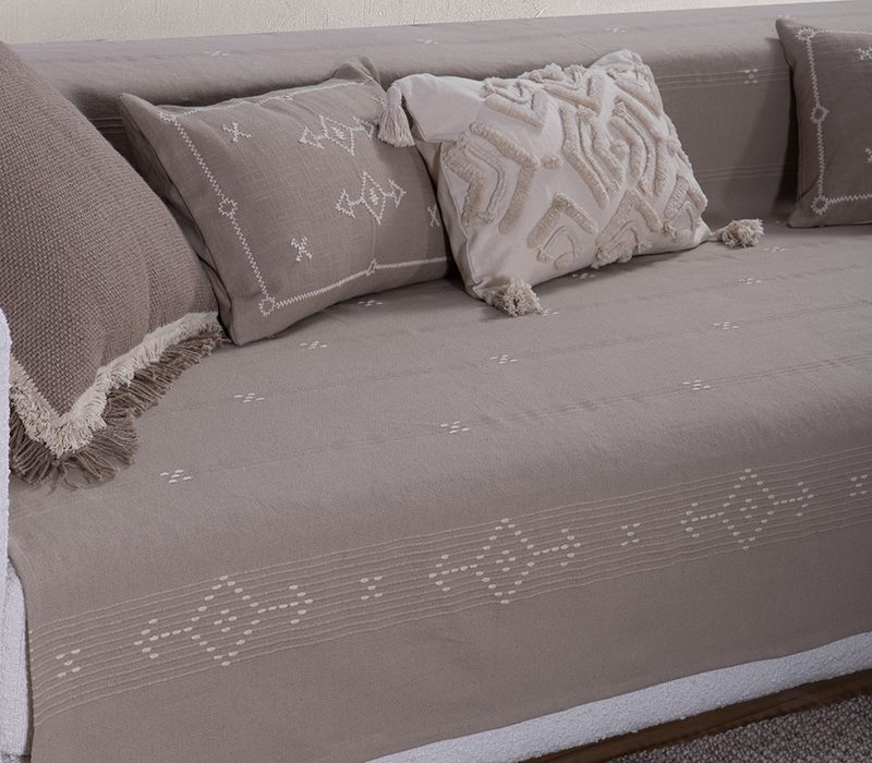 NEF-NEF ΡΙΧΤΑΡΙ ΤΕΤΡΑΘΕΣΙΟΥ ΚΑΝΑΠΕ FIGERALD 180Χ350, 100% BAMBAKI - Image 5