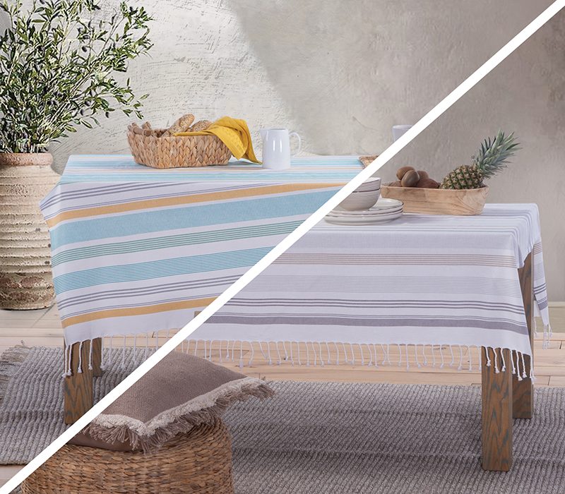 NEF-NEF ΤΡΑΠΕΖΟΜΑΝΤΗΛΟ CANFIELD 140X180, 100% BAMBAKI