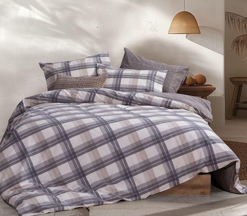 NEF-NEF ΣΕΤ ΣΕΝΤΟΝΙΑ KING SIZE CHARLIE 270X260, 100% BAMBAKI - Image 2