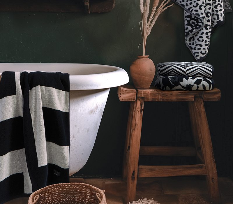 NEF-NEF ΠΕΤΣΕΤΑ ΜΠΑΝΙΟΥ BLOSSEN 70Χ140, 100% BAMBAKI - Image 5