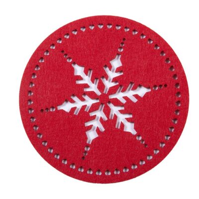 NEF-NEF ΧΡΙΣΤΟΥΓΕΝΝΙΑΤΙΚΟ ΣΟΥΒΕΡ 4 TMX SNOW FLAKE 24, 100% ΠΟΛΥΕΣΤΕΡΑΣ