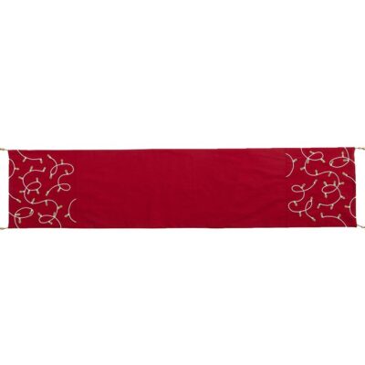 NEF-NEF ΧΡΙΣΤΟΥΓΕΝΝΙΑΤΙΚΗ ΤΡΑΒΕΡΣΑ ELEGANT CHRISTMAS LIGHTS 33X150, 100% ΒΑΜΒ - Image 3