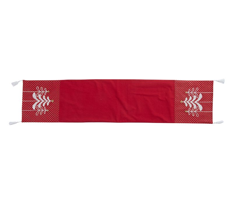 NEF-NEF ΧΡΙΣΤΟΥΓΕΝΝΙΑΤΙΚΗ ΤΡΑΒΕΡΣΑ ELEGANT CHRISTMAS TREES 33X150, 100% ΒΑΜΒ - Image 2