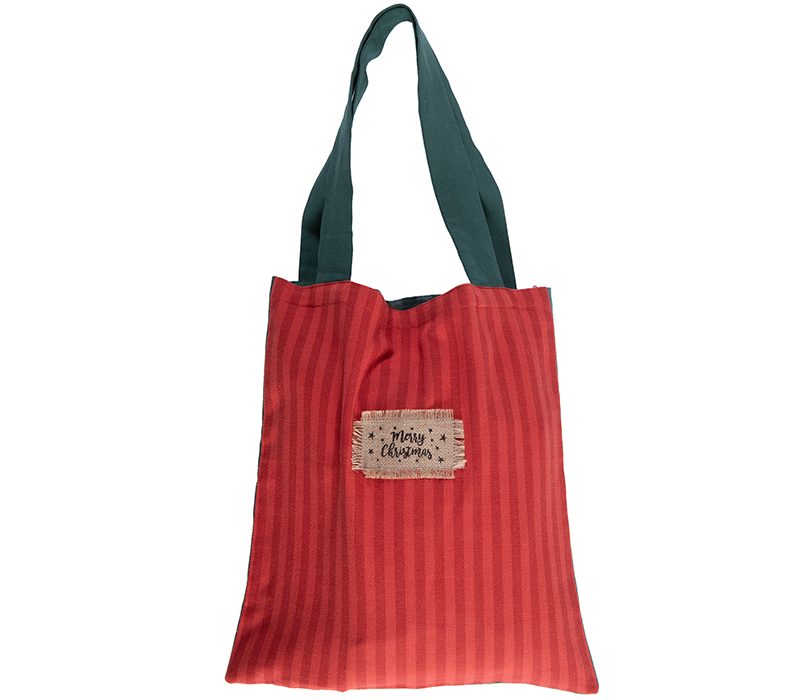 NEF-NEF ΤΣΑΝΤΑ ΑΓΟΡΩΝ STRAIGHT TO CHRISTMAS, 100% BAMBAKI