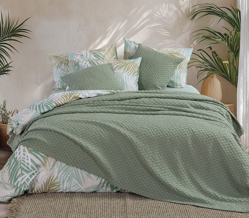 NEF-NEF ΚΟΥΒΕΡΤΑ ΠΙΚΕ ΜΟΝΗ ELMER 160X240 NEF-NEF HOMEWARE, 100% ΒΑΜΒΑΚΙ - Image 2