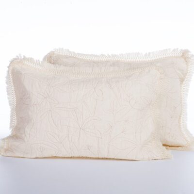 NEF-NEF ΜΑΞΙΛΑΡΟΘΗΚΕΣ ΣΕΤ 2 ΤΕΜΑΧΙΩΝ JAMAL 52X72 NEF-NEF HOMEWARE, ΥΦΑΣΜΑ:100% BAMB-ΕΣΩΤ:70% BAMB-30% ΠΟΛ