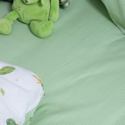NEF-NEF ΠΑΙΔΙΚΑ ΣΕΤ ΣΕΝΤΟΝΙΑ ΜΟΝΑ CUTE REPTILES 170X260 NEF-NEF HOMEWARE, 100% BAMBAKI - Image 5