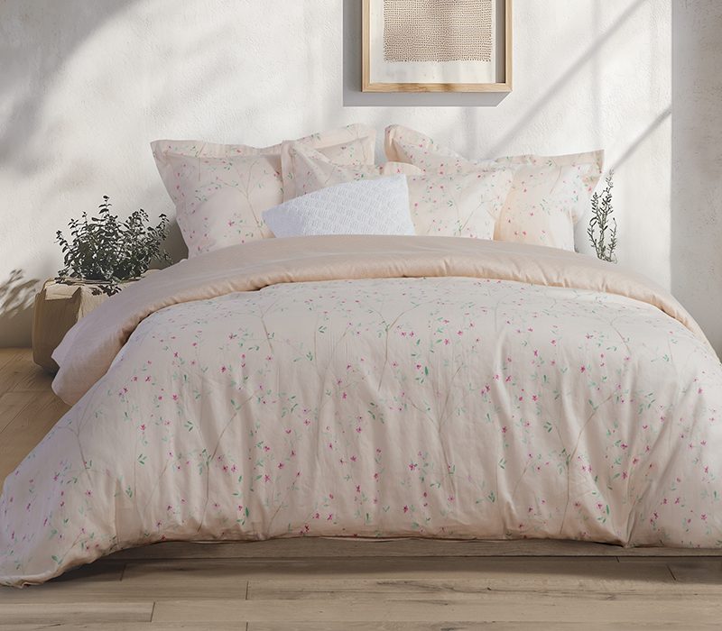 NEF-NEF ΣΕΤ ΣΕΝΤΟΝΙΑ ΒΑΜΒΑΚΟΣΑΤΕΝ KING SIZE KIARA 270X280 NEF-NEF HOMEWARE, 100% BAMBAKI