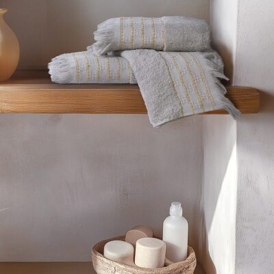 NEF-NEF ΣΕΤ ΠΕΤΣΕΤΕΣ 3 ΤΜΧ QUANTRO NEF-NEF HOMEWARE, 100% BAMBAKI - Image 2