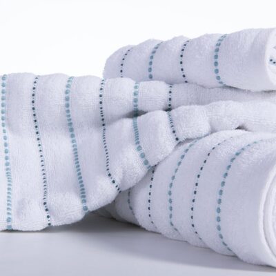 NEF-NEF ΣΕΤ ΠΕΤΣΕΤΕΣ 3 ΤΜΧ SORENTO BLUE  NEF-NEF HOMEWARE, 100% BAMBAKI - Image 2