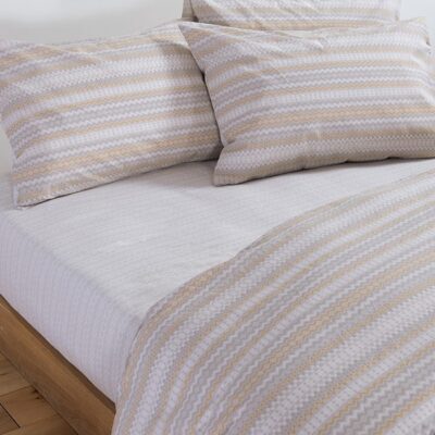 NEF-NEF ΣΕΤ ΣΕΝΤΟΝΙΑ ΒΑΜΒΑΚΕΡΑ KING SIZE QUANTRO ΜΕ ΛΑΣΤΙΧΟ NEF-NEF HOMEWARE, 100% ΒΑΜΒΑΚΙ - Image 3
