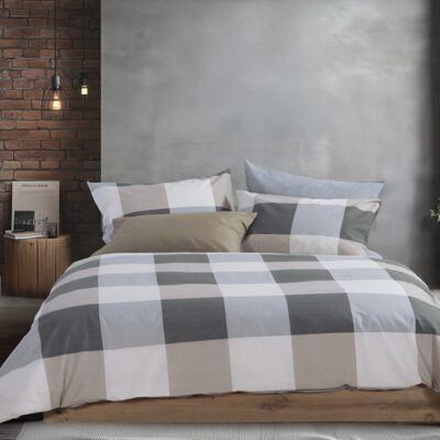NEF-NEF ΜΑΞΙΛΑΡΟΘΗΚΗ CASUAL CHECK 52Χ72 NEF-NEF HOMEWARE, 100% ΒΑΜΒΑΚΙ - Image 5