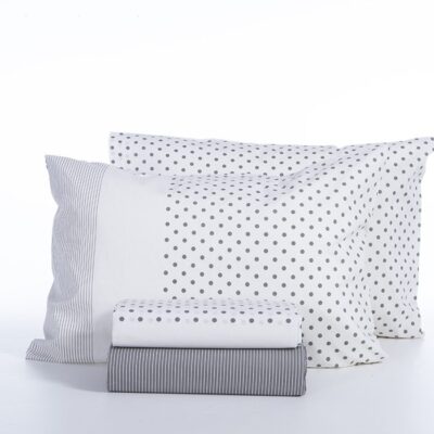 NEF-NEF ΣΕΤ ΣΕΝΤΟΝΙΑ ΒΑΜΒΑΚΕΡΑ ΜΟΝΑ DONTER 170X270 NEF-NEF HOMEWARE, 100% ΒΑΜΒΑΚΙ - Image 4