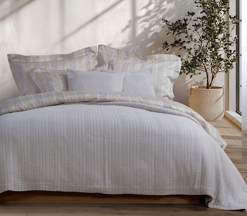 NEF-NEF ΚΟΥΒΕΡΤΑ ΥΠΕΡΔΙΠΛΗ MORELO 230X250 NEF-NEF HOMEWARE, 100% BAMBAKI