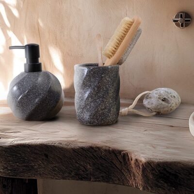 NEF-NEF ΠΟΤΗΡΙ ΜΠΑΝΙΟΥ SNAIL NEF-NEF HOMEWARE, 100% ΚΕΡΑΜΙΚΟ - Image 2