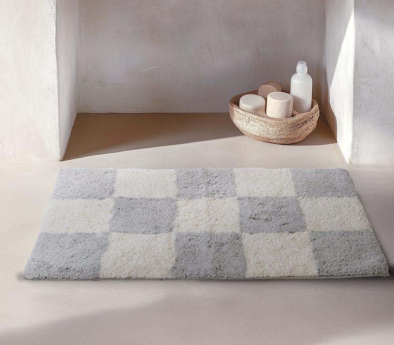 NEF-NEF ΧΑΛΑΚΙ ΜΠΑΝΙΟΥ CHESS 50X80 NEF-NEF HOMEWARE, 100% ΒΑΜΒΑΚΙ - Image 2