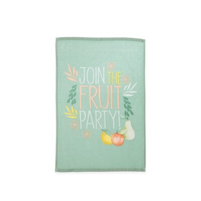 NEF-NEF ΠΟΤΗΡΟΠΑΝΟ ΒΕΛΟΥΤΕ FRUIT PARTY 40Χ60 NEF-NEF HOMEWARE, 100% BAMBAKI - GREEN