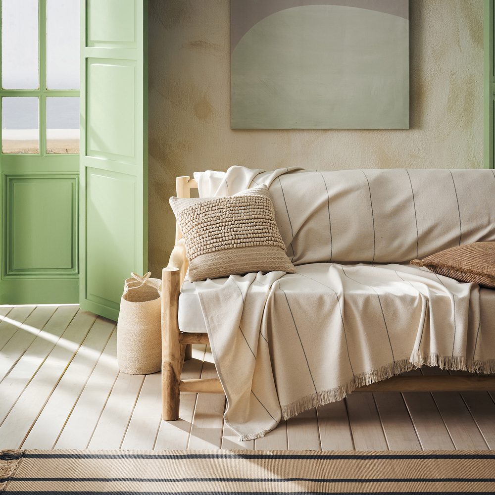 Ριχτάρι Διθέσιου 220x250cm GOFIS HOME  Izara Natural/Grey 185/05