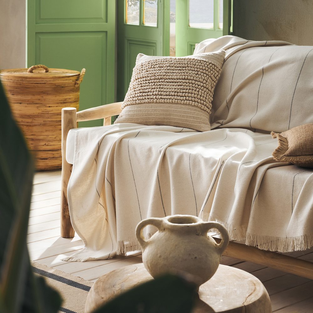 Ριχτάρι Διθέσιου 220x250cm GOFIS HOME  Izara Natural/Grey 185/05 - Image 2