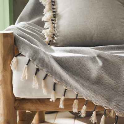 Ριχτάρι Διακοσμητικό 180x180cm GOFIS HOME  Kianga Opal Grey 226/15 - Image 2