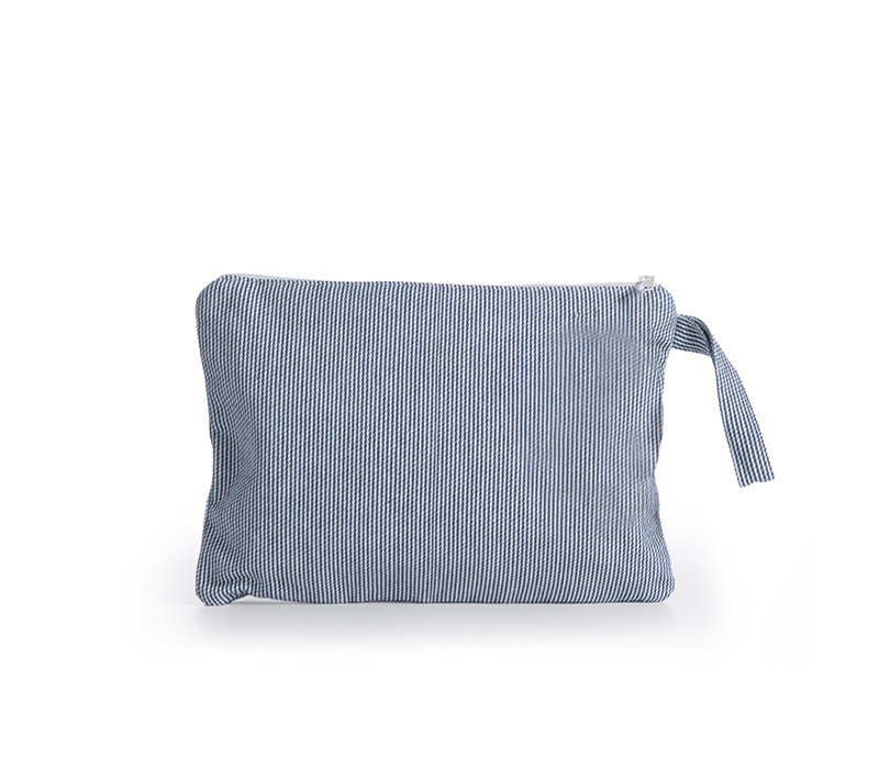 NEF-NEF ΤΣΑΝΤΑKI ΘΑΛΑΣΣΗΣ BLUE STRIPE BLUE 35X25 NEF-NEF HOMEWARE, 100% BAMBAKI