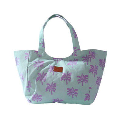 NEF-NEF ΤΣΑΝΤΑ ΘΑΛΑΣΣΗΣ PALMER 41X39X24 NEF-NEF HOMEWARE, 100% ΒΑΜΒΑΚΙ - MINT
