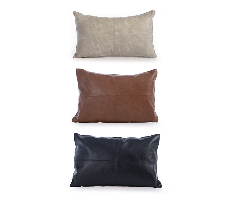 ΔΙΑΚΟΣΜΗΤΙΚΟ ΜΑΞΙΛΑΡΙ LETHAL 30Χ50 ΜΕ ΥΦΗ ΔΕΡΜΑΤΟΣ NEF-NEF HOMEWARE, ΥΦ:TΕΧΝΗΤΟ ΔΕΡΜΑ-ΕΣΩΤ:ΠΟΛΥΕΣΤΕΡΑΣ