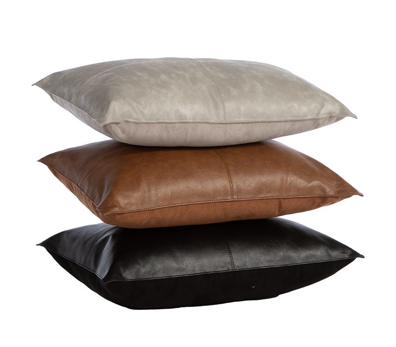 ΔΙΑΚΟΣΜΗΤΙΚΟ ΜΑΞΙΛΑΡΙ LETHAL 30Χ50 ΜΕ ΥΦΗ ΔΕΡΜΑΤΟΣ NEF-NEF HOMEWARE, ΥΦ:TΕΧΝΗΤΟ ΔΕΡΜΑ-ΕΣΩΤ:ΠΟΛΥΕΣΤΕΡΑΣ - Image 2