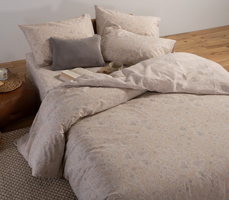ΣΕΤ ΣΕΝΤΟΝΙΑ ΜΟΝΑ LUCIL ΜΕ ΛΑΣΤΙΧΟ  NEF-NEF HOMEWARE, 100% ΒΑΜΒΑΚΙ - Image 2