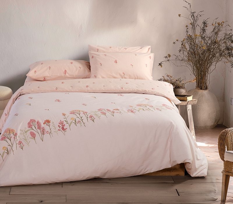 ΣΕΤ ΣΕΝΤΟΝΙΑ ΜΟΝΑ FRAGESCA ΜΕ ΛΑΣΤΙΧΟ  NEF-NEF HOMEWARE, 100% ΒΑΜΒΑΚΙ - Image 2