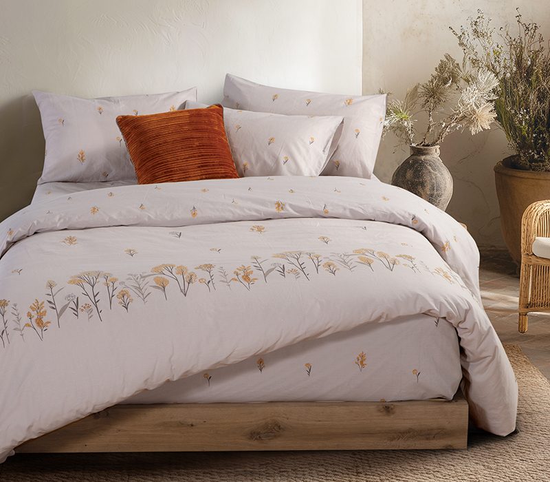 ΣΕΤ ΣΕΝΤΟΝΙΑ ΥΠΕΡΔΙΠΛΑ FRAGESCA 240Χ270 NEF-NEF HOMEWARE, 100% ΒΑΜΒΑΚΙ