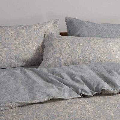 ΣΕΤ ΣΕΝΤΟΝΙΑ ΥΠΕΡΔΙΠΛΑ LUCIL ΜΕ ΛΑΣΤΙΧΟ  NEF-NEF HOMEWARE, 100% ΒΑΜΒΑΚΙ - Image 4