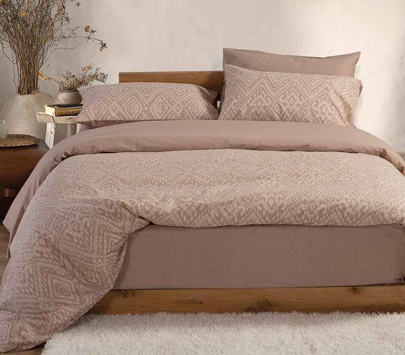 ΣΕΤ ΣΕΝΤΟΝΙΑ ΥΠΕΡΔΙΠΛΑ ORION ΜΕ ΛΑΣΤΙΧΟ  NEF-NEF HOMEWARE, 100% ΒΑΜΒΑΚΙ