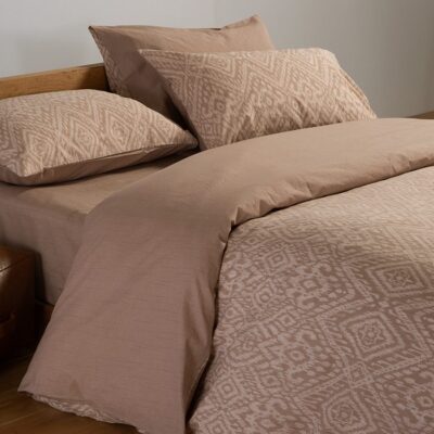 ΣΕΤ ΣΕΝΤΟΝΙΑ ΥΠΕΡΔΙΠΛΑ ORION ΜΕ ΛΑΣΤΙΧΟ  NEF-NEF HOMEWARE, 100% ΒΑΜΒΑΚΙ - Image 3