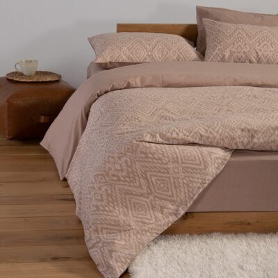 ΣΕΤ ΣΕΝΤΟΝΙΑ ΥΠΕΡΔΙΠΛΑ ORION ΜΕ ΛΑΣΤΙΧΟ  NEF-NEF HOMEWARE, 100% ΒΑΜΒΑΚΙ - Image 5