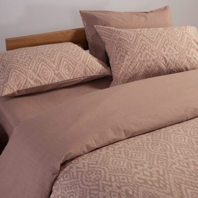 ΣΕΤ ΣΕΝΤΟΝΙΑ ΥΠΕΡΔΙΠΛΑ ORION ΜΕ ΛΑΣΤΙΧΟ  NEF-NEF HOMEWARE, 100% ΒΑΜΒΑΚΙ - Image 6