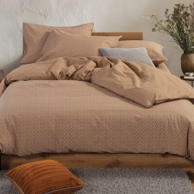 ΣΕΤ ΣΕΝΤΟΝΙΑ ΥΠΕΡΔΙΠΛΑ SUSPEN ΜΕ ΛΑΣΤΙΧΟ  NEF-NEF HOMEWARE, 100% ΒΑΜΒΑΚΙ