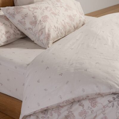 ΣΕΤ ΣΕΝΤΟΝΙΑ ΥΠΕΡΔΙΠΛΑ CARENA ΜΕ ΛΑΣΤΙΧΟ  NEF-NEF HOMEWARE, 100% ΒΑΜΒΑΚΙ - Image 3
